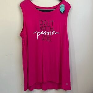 LuLaRoe Rise Women’s Athletic Sleeveless Tank Size 1X